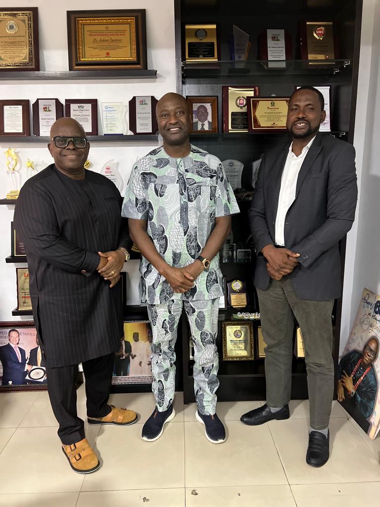 Mr. Yemi Idowu’s Courtesy  Visit to Eximia Office